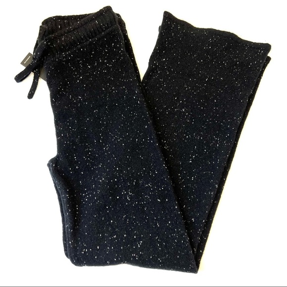 NWT Monrow 100% Cashmere Neps Lounge Sweats Pants Wide Leg Size Small - Picture 6 of 12